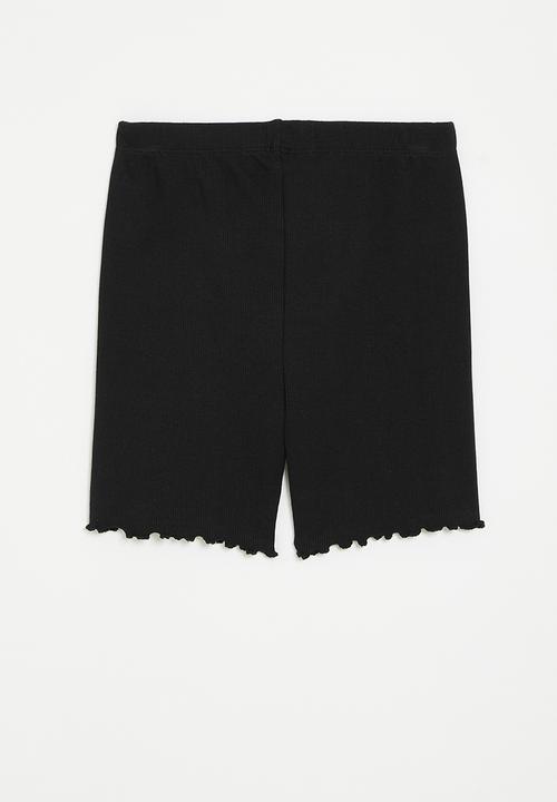 MINOTI - Rib biker shorts - black