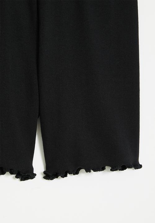 MINOTI - Rib biker shorts - black