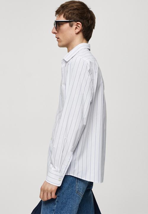 MANGO - Shirt regine - white
