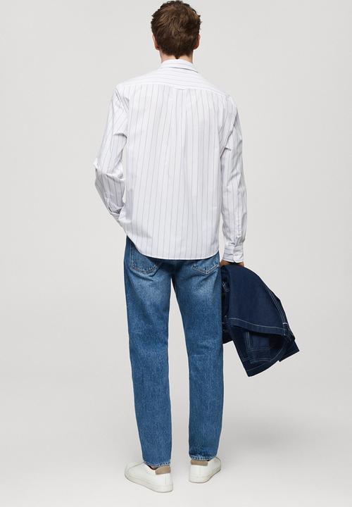 MANGO - Shirt regine - white