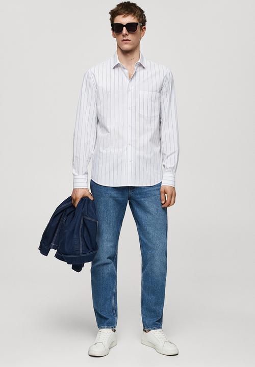 MANGO - Shirt regine - white