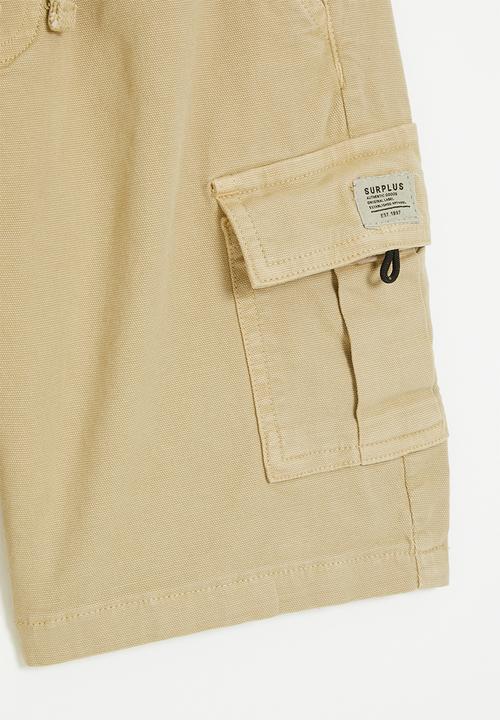 MINOTI - Pull on woven combat short - stone