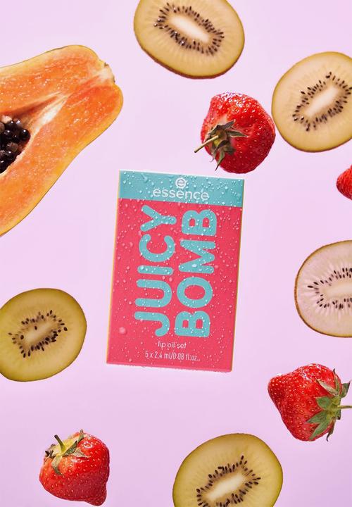 essence - Juicy Bomb Lip Oil Set - 01 Glossy Days Ahead!