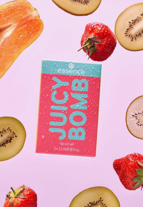 essence - Juicy Bomb Lip Oil Set - 01 Glossy Days Ahead!