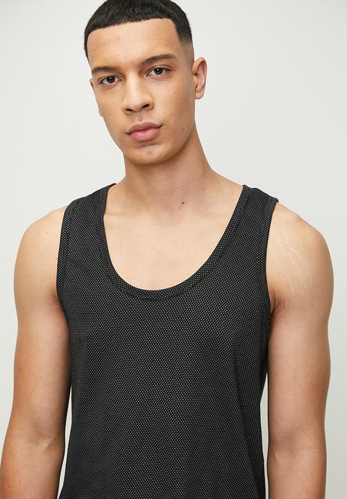 Jockey - 2 Pack eyelet vests - black & grey