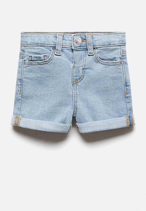 MANGO - Shorts chipb - light denim