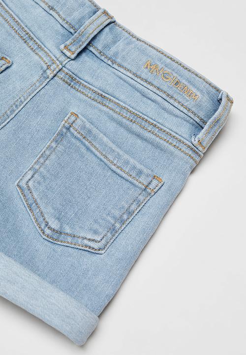 MANGO - Shorts chipb - light denim