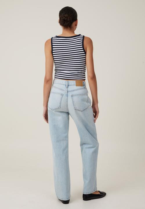 Cotton On - Loose Straight Jean - Pearl Blue