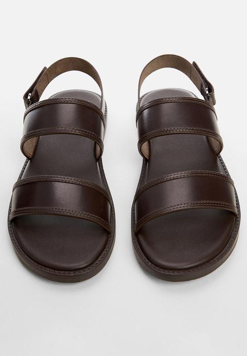 MANGO - Sandals romana - brown