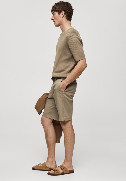 MANGO - Bermuda shorts gracia - tobacco brown