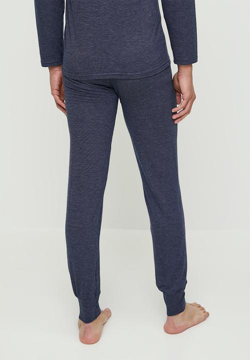 Jockey - Thermalux long pants - blue
