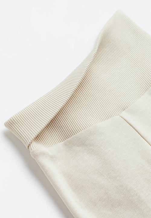 H&M - 2-Piece cotton jersey set - light beige i love dad
