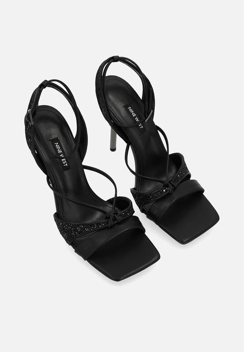 Nine West - Appin ankle strap heel - black