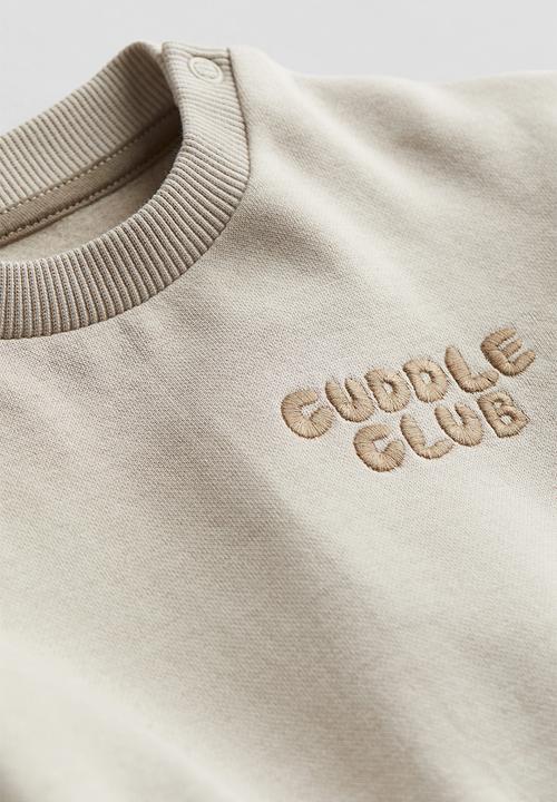 H&M - Cotton sweatshirt - beige