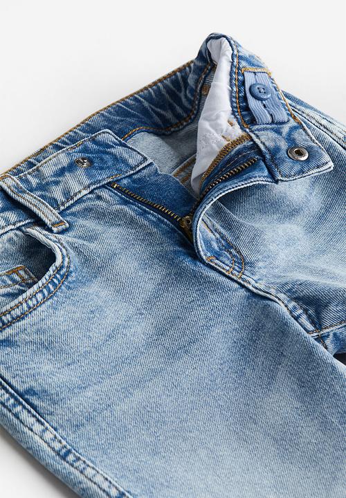 H&M - Relaxed tapered fit jeans - blue