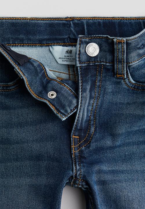 H&M - Super soft slim fit jeans - blue