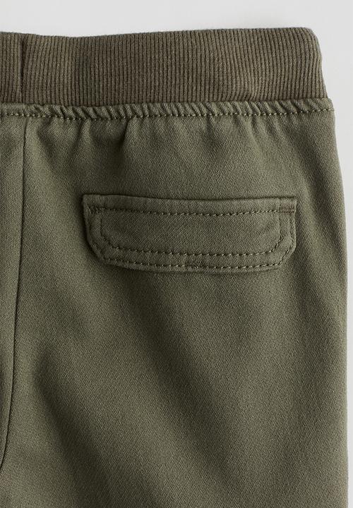H&M - Cargo joggers - green