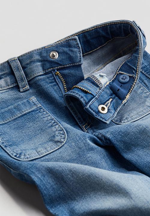 H&M - Super stretch wide leg jeans - blue