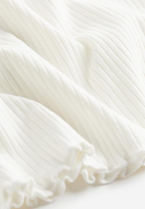 H&M - Long-sleeved jersey top - white