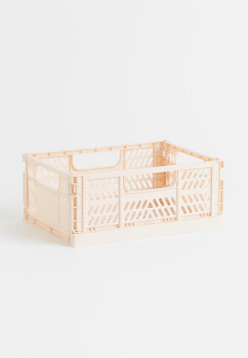 H&M - Foldable storage crate - pink