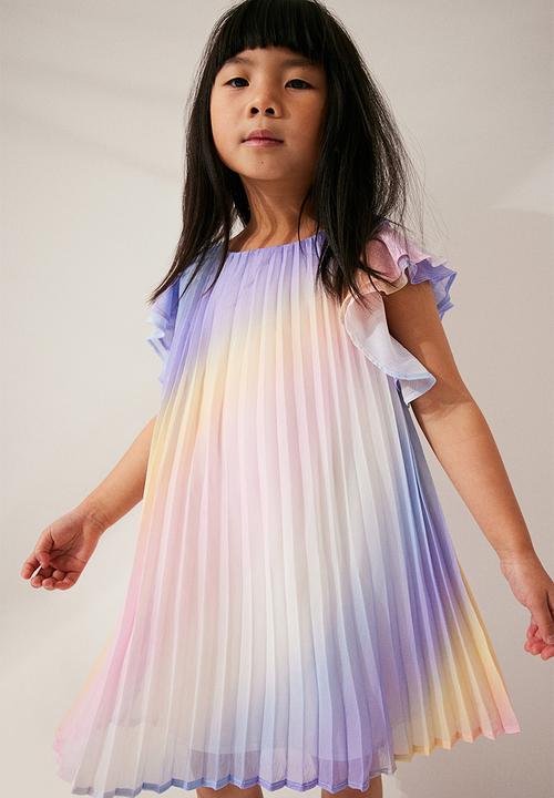 H&M - Pleated a-line dress - multi