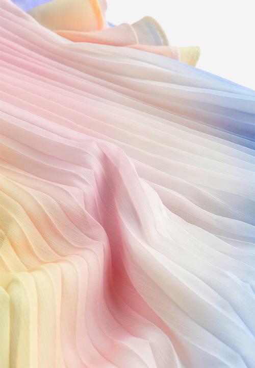 H&M - Pleated a-line dress - multi