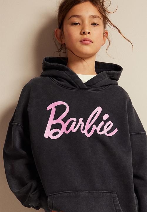 H&M - Oversized printed hoodie - grey