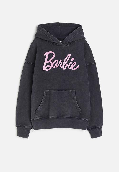 H&M - Oversized printed hoodie - grey