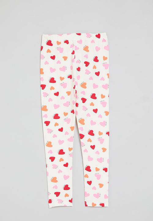 MINOTI - Aop leggings - off white