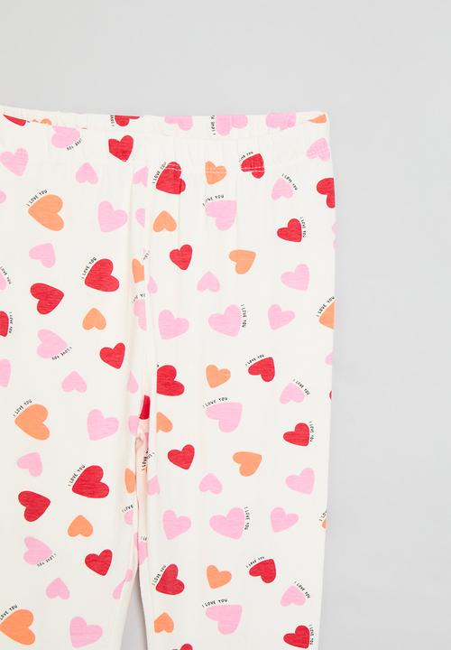 MINOTI - Aop leggings - off white
