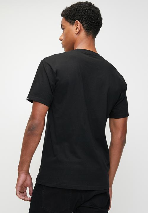 Vans - Mn left chest logo tee - black-white