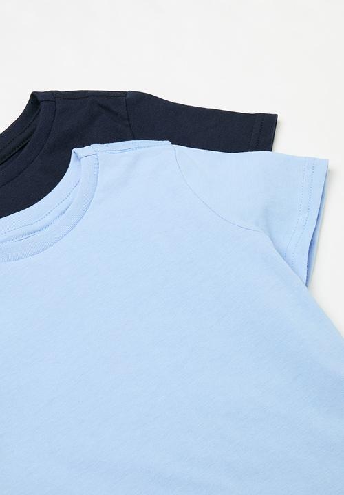 Pop Candy - 2 Pack tee - navy & blue