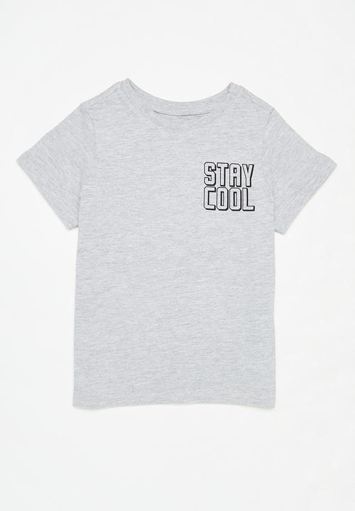 Pop Candy - 2 Pack graphic tee - blue & grey