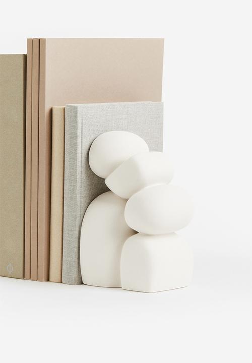 H&M - Stoneware bookend - white