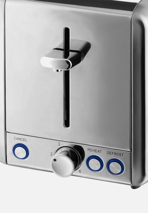 Swan - Classic 2 Slice Stainless Steel Toaster - Silver