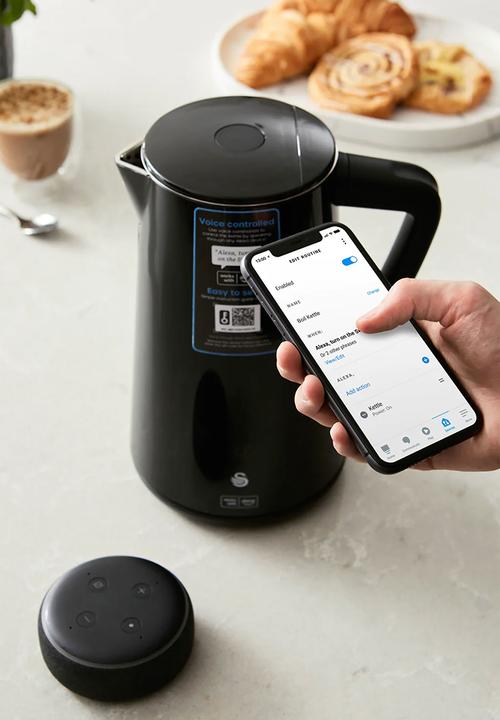 Swan - Alexa Kettle - Black