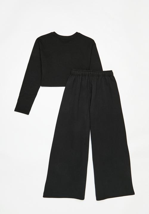 Pop Candy - Jogger & tee set - black