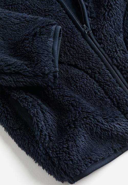 H&M - Pile jacket - blue