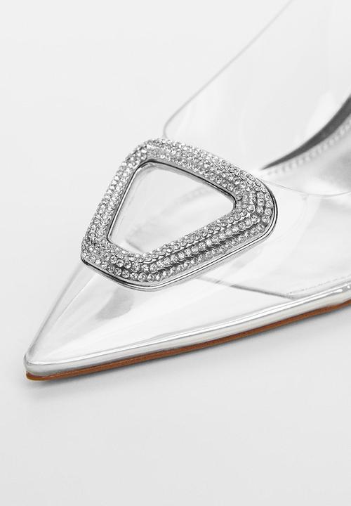 MANGO - Clear slingback heel - light/pastel pink