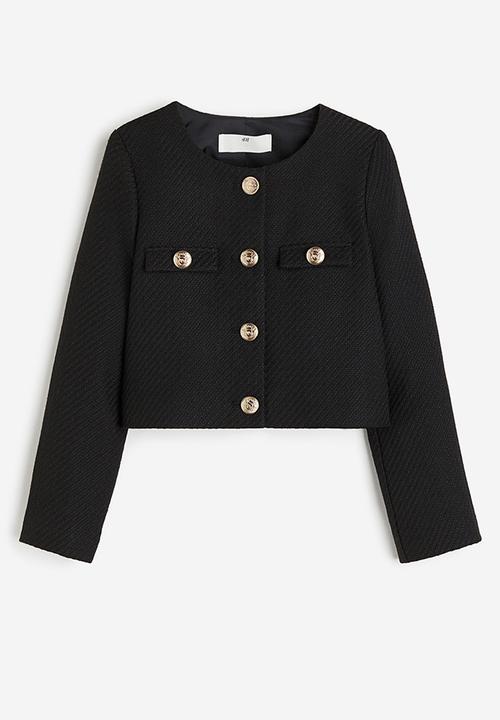 H&M - Bouclé jacket - black