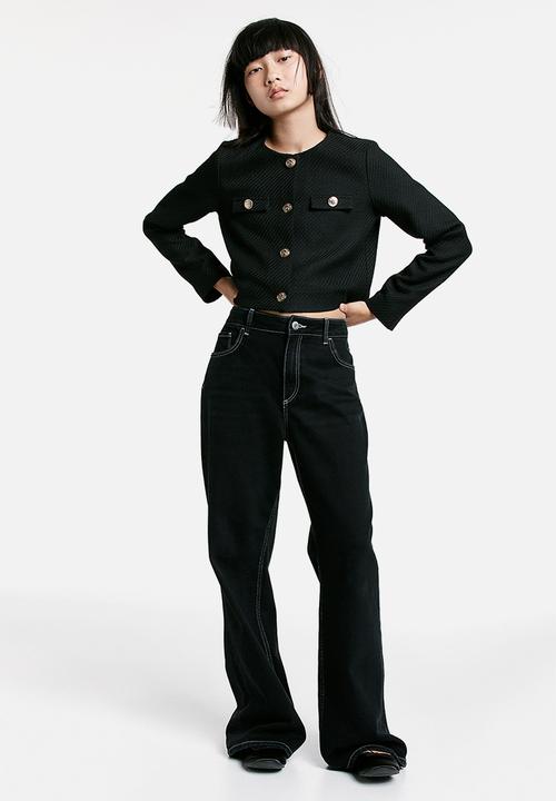 H&M - Bouclé jacket - black