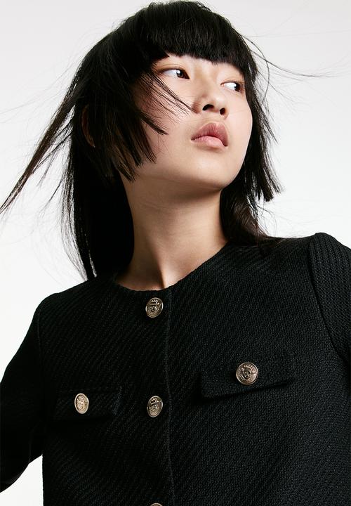 H&M - Bouclé jacket - black
