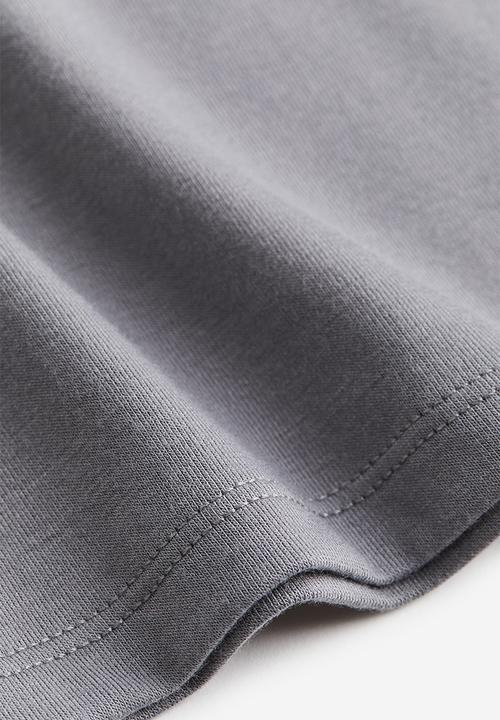 H&M - Boat-neck jersey top - grey