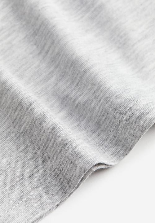 H&M - Boat-neck jersey top - grey