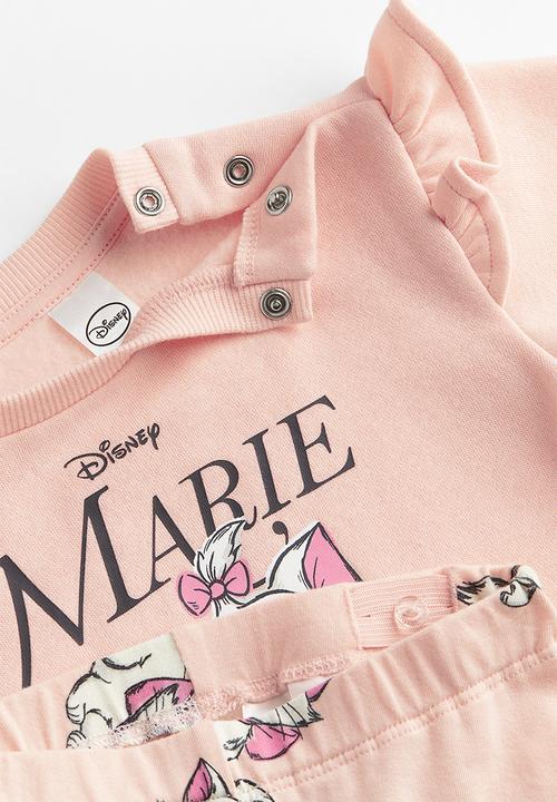 H&M - 2-piece printed cotton set - pink