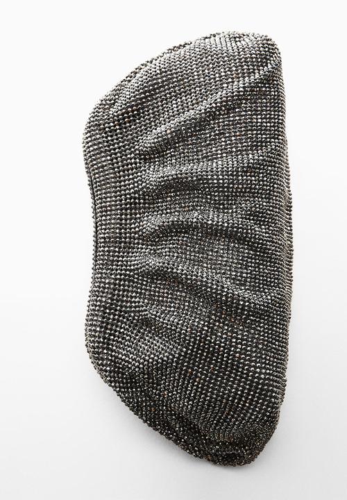 MANGO - Bag crystals - gm-silver