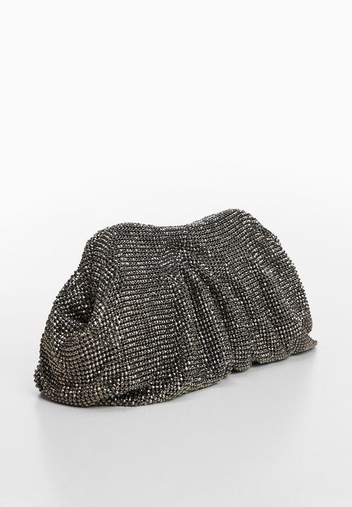 MANGO - Bag crystals - gm-silver