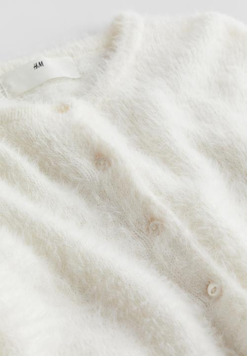 H&M - Fluffy cardigan - white