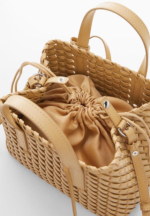 MANGO - Bag diego - light beige