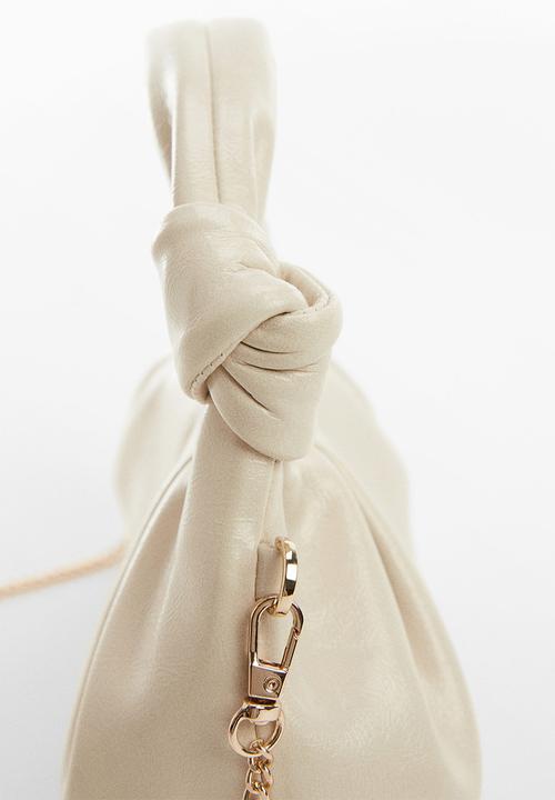 MANGO - Bag agat - white